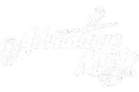 advantage music logo