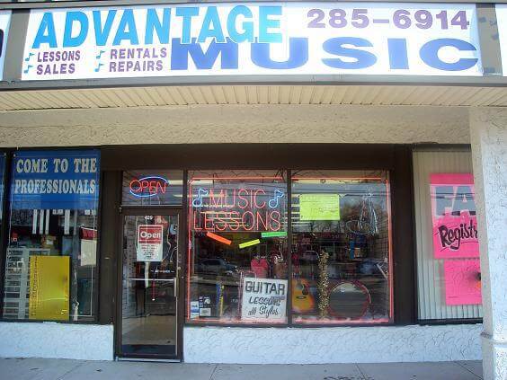 original advantage music storefront